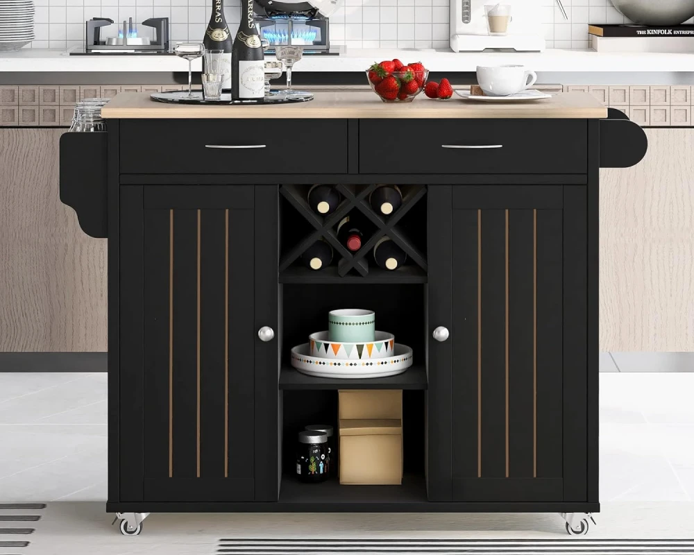 kitchen storage with wheels